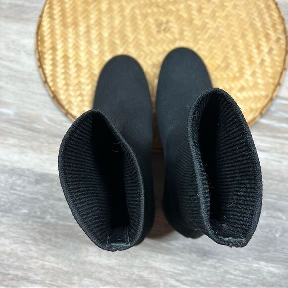 Vince Tasha Rib-Knit Cylinder Heel Sock Booties - Picture 6 of 7